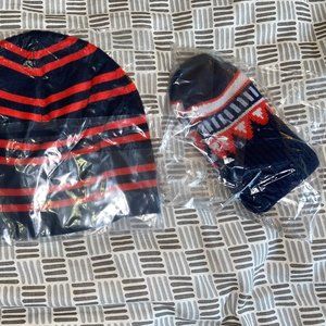 NWT TORY BURCH Merino Fair Isle Gloves & Hat Set